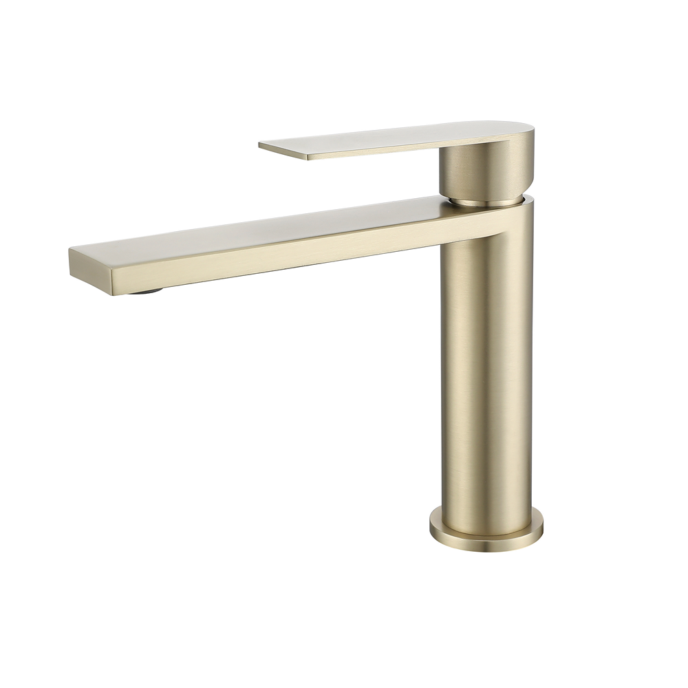 Bijiou Clevo Gold Basin Mixer Short Body-211418