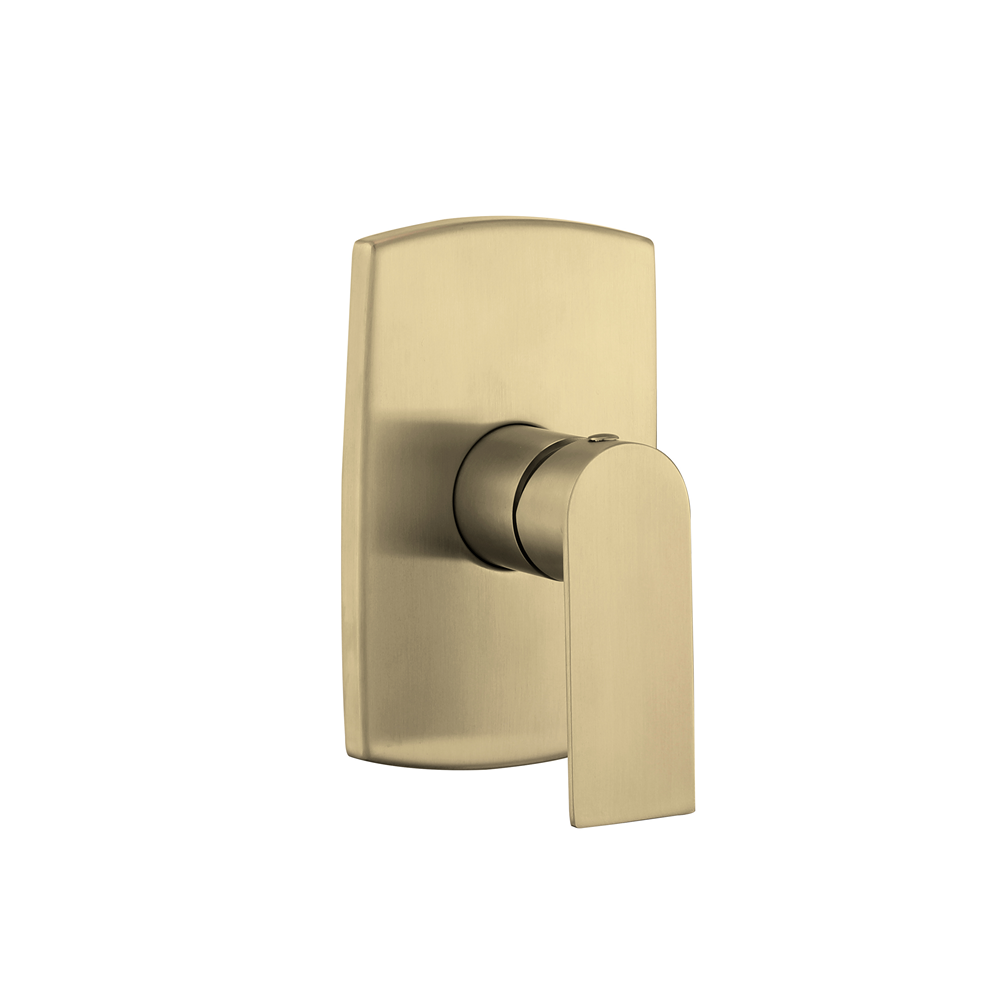 Bijiou Clevo Gold Bath/Shower U/Tile Mixer-211419