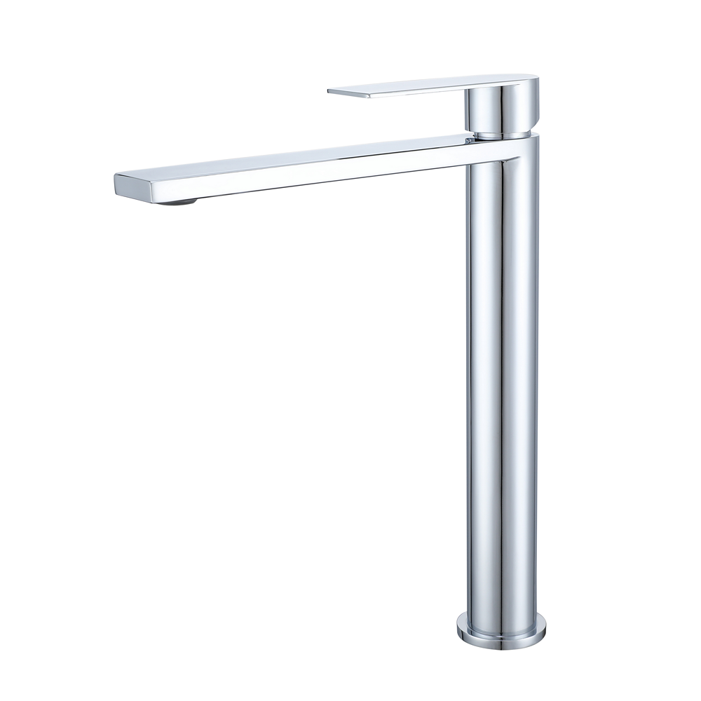 Bijiou Clevo Chrome Basin Mixer Long Body-211434