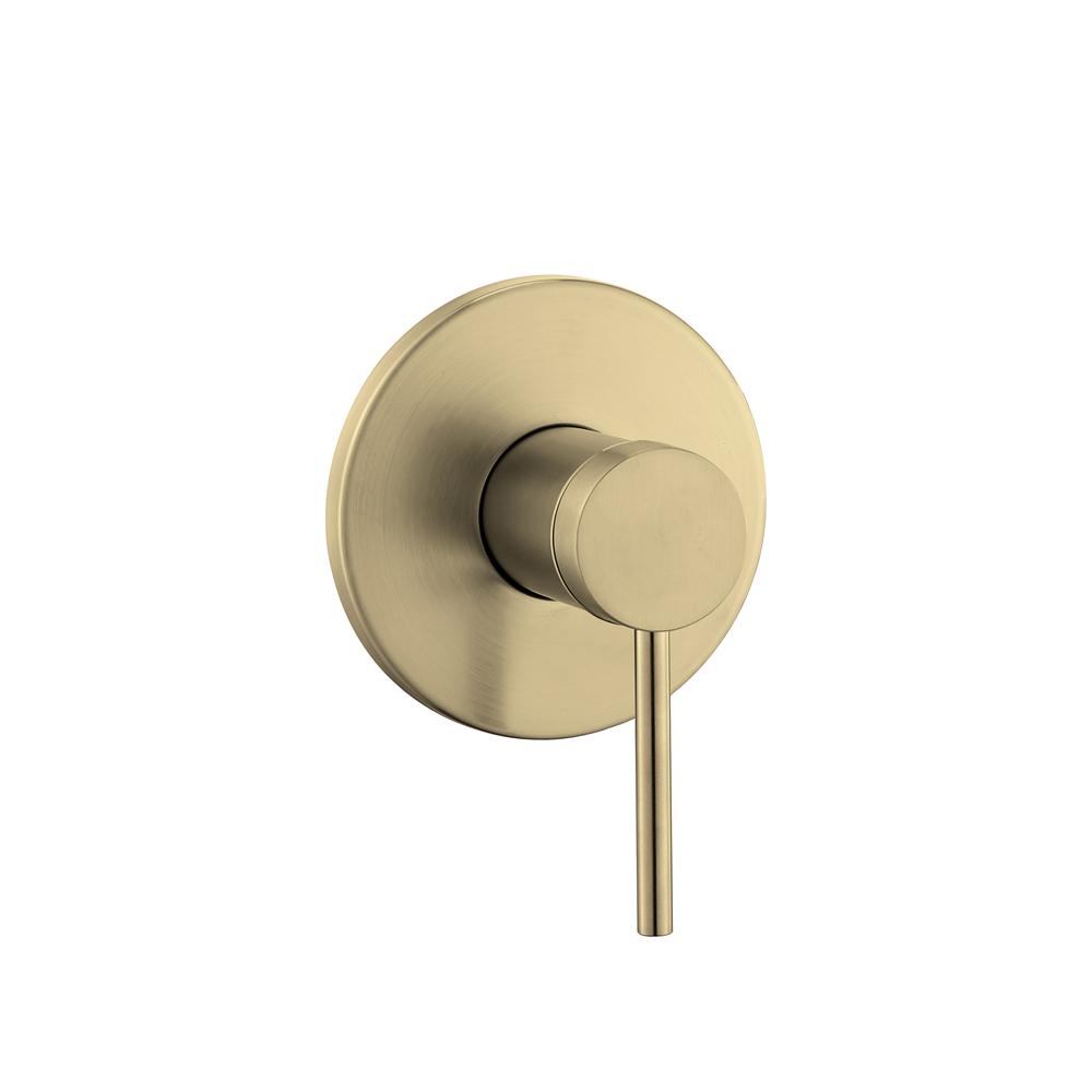 Bijiou Evon Gold Bath/Shower U/Tile Mixer-211442