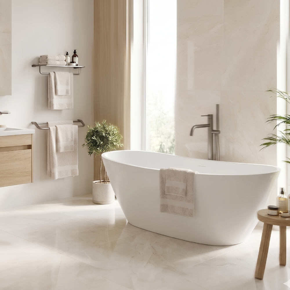 Freestanding Bath Mixer Evon Gun Metal-211456