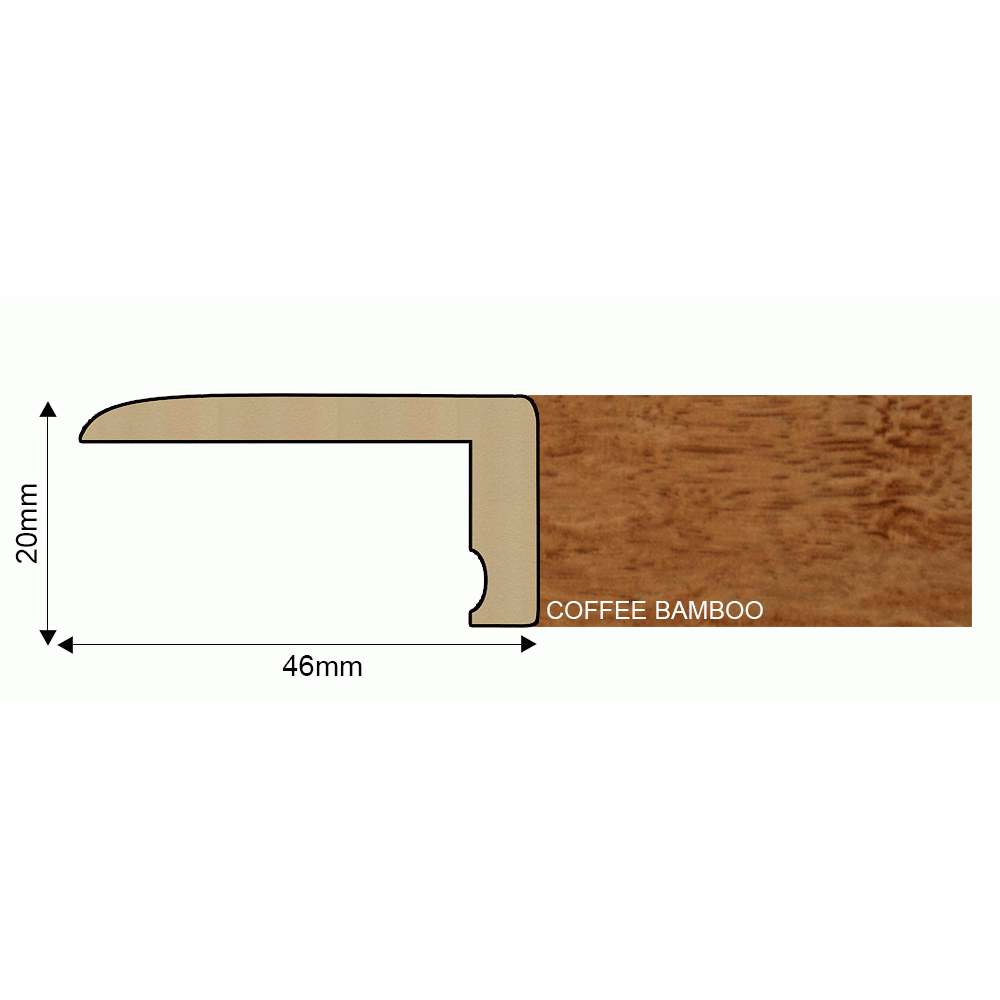 Stair-Nosing Coffee Bamboo 210745