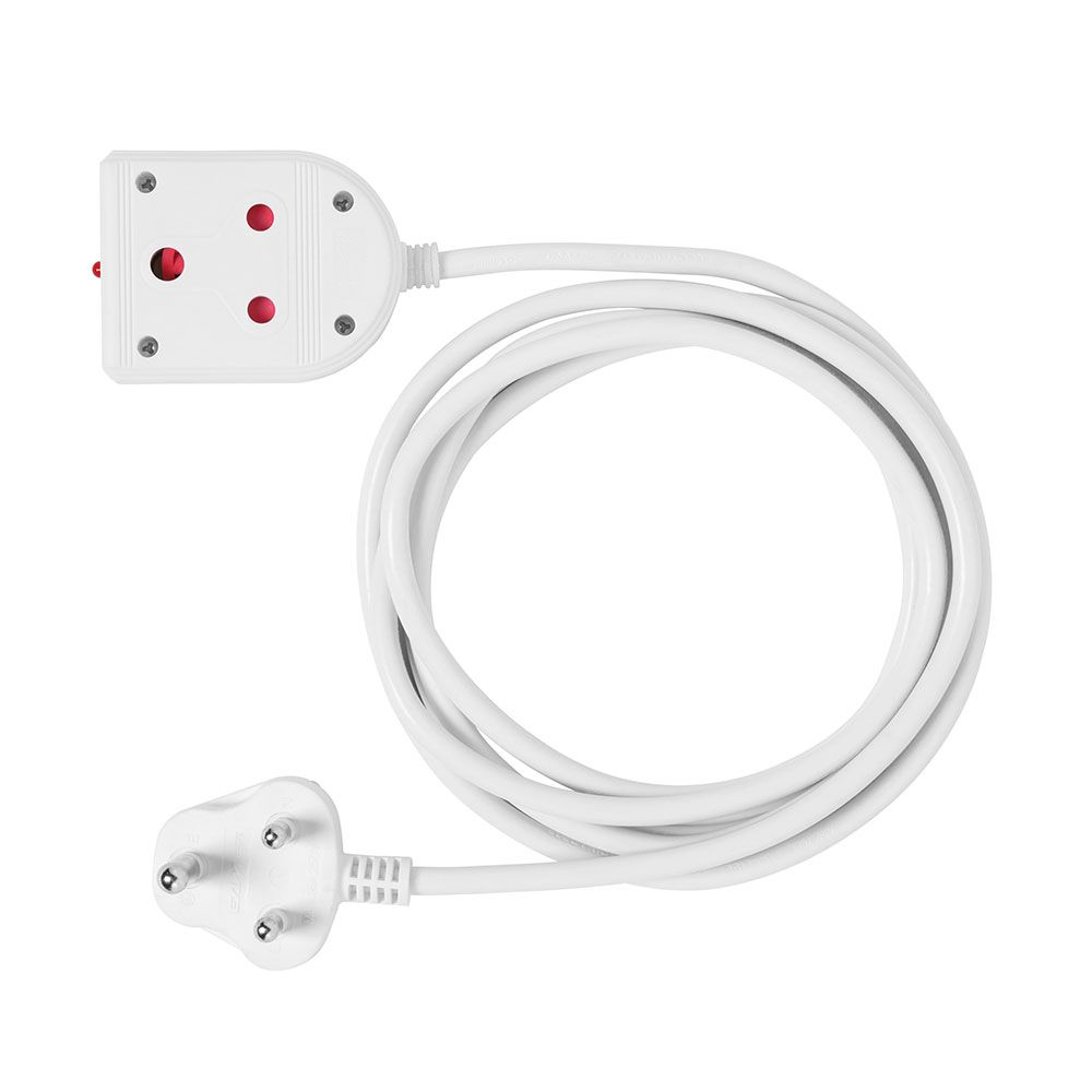 Multiplug 3Way + Overload And 3M Cord