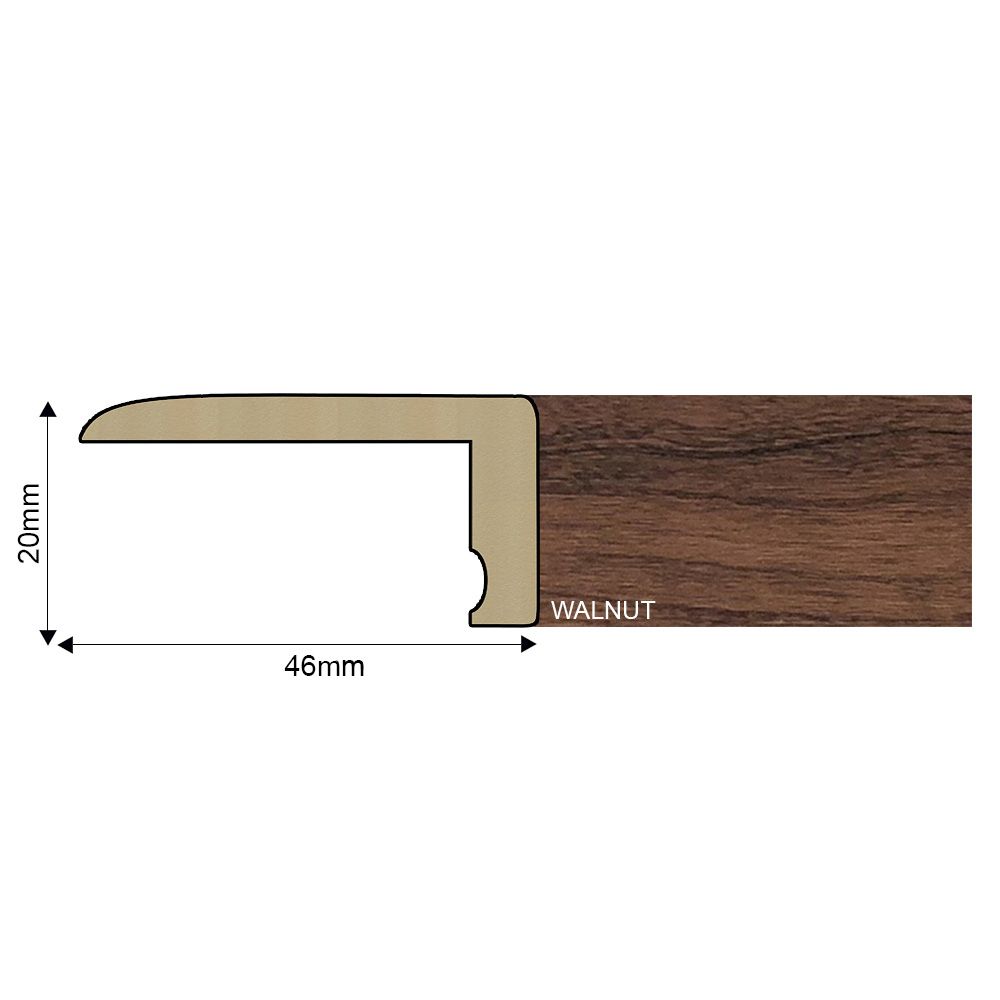 Stair-Nosing Walnut 211100