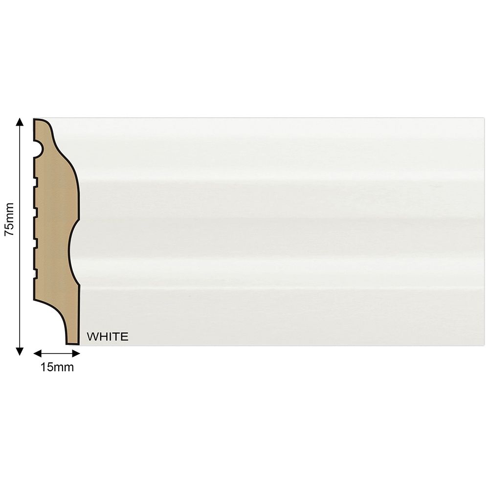 Skirting White 211065